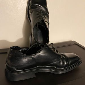 Mens Vintage Prada Leather Black Dress/Casual shoe.